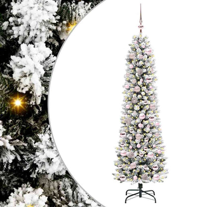vidaXL Artificial Christmas Tree White 180 cm - 48710