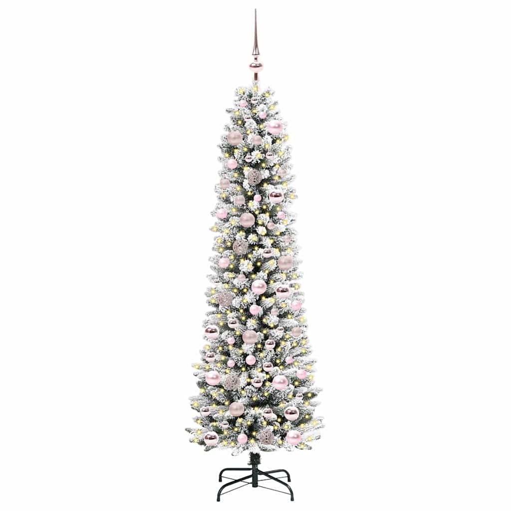 vidaXL Artificial Christmas Tree White 180 cm - 48710