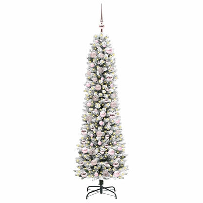 vidaXL Artificial Christmas Tree White 180 cm - 48710