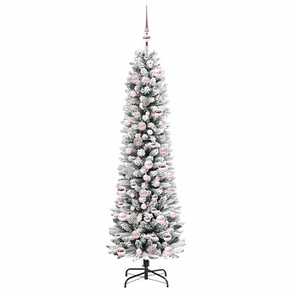 vidaXL Artificial Christmas Tree White 180 cm - 48710