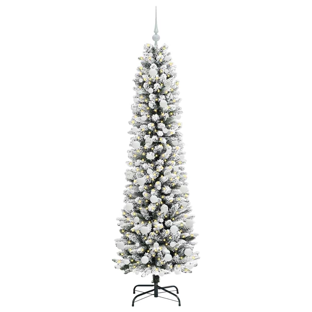 vidaXL Artificial Christmas Tree White 180 cm - 48719