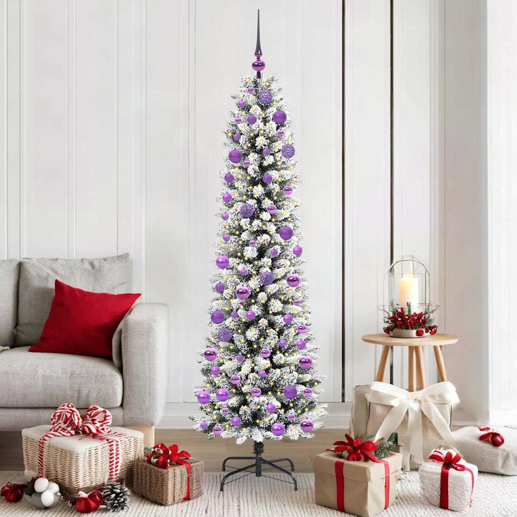 vidaXL Artificial Christmas Tree White 180 cm - 48724