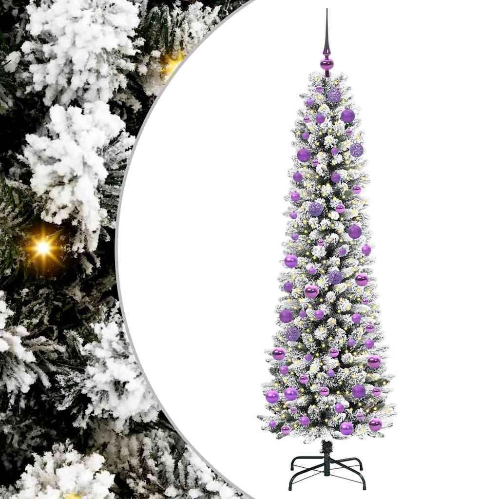 vidaXL Artificial Christmas Tree White 180 cm - 48724