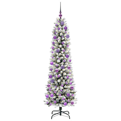 vidaXL Artificial Christmas Tree White 180 cm - 48724