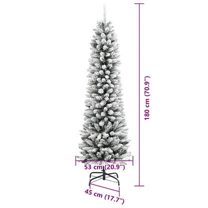 vidaXL Artificial Christmas Tree White 180 cm - 48724