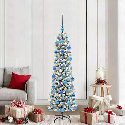 vidaXL Artificial Christmas Tree White 180 cm - 48737