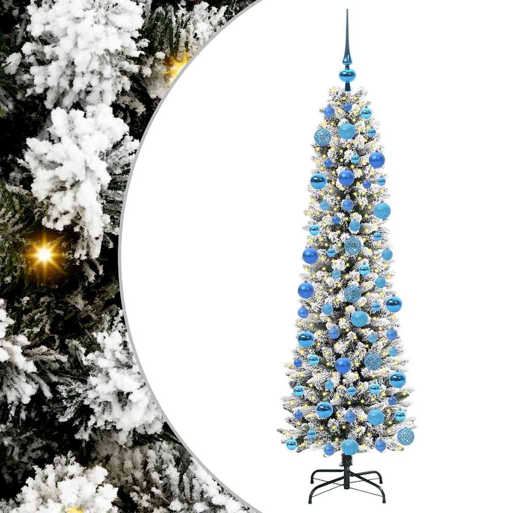 vidaXL Artificial Christmas Tree White 180 cm - 48737