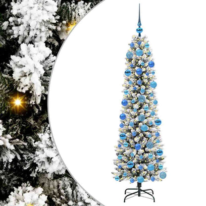 vidaXL Artificial Christmas Tree White 180 cm - 48737