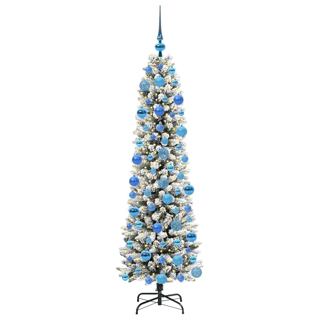 vidaXL Artificial Christmas Tree White 180 cm - 48737