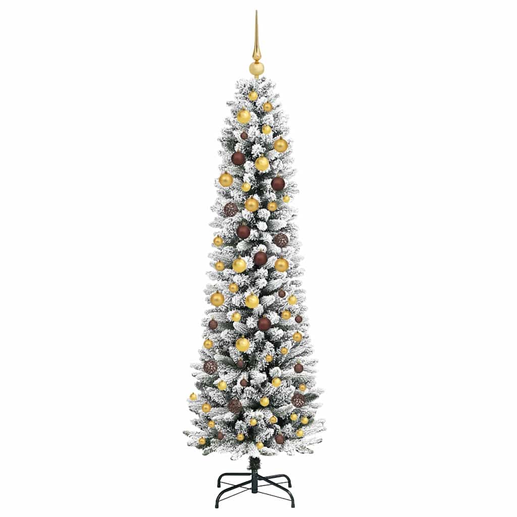 vidaXL Artificial Christmas Tree White 210 cm - 48746