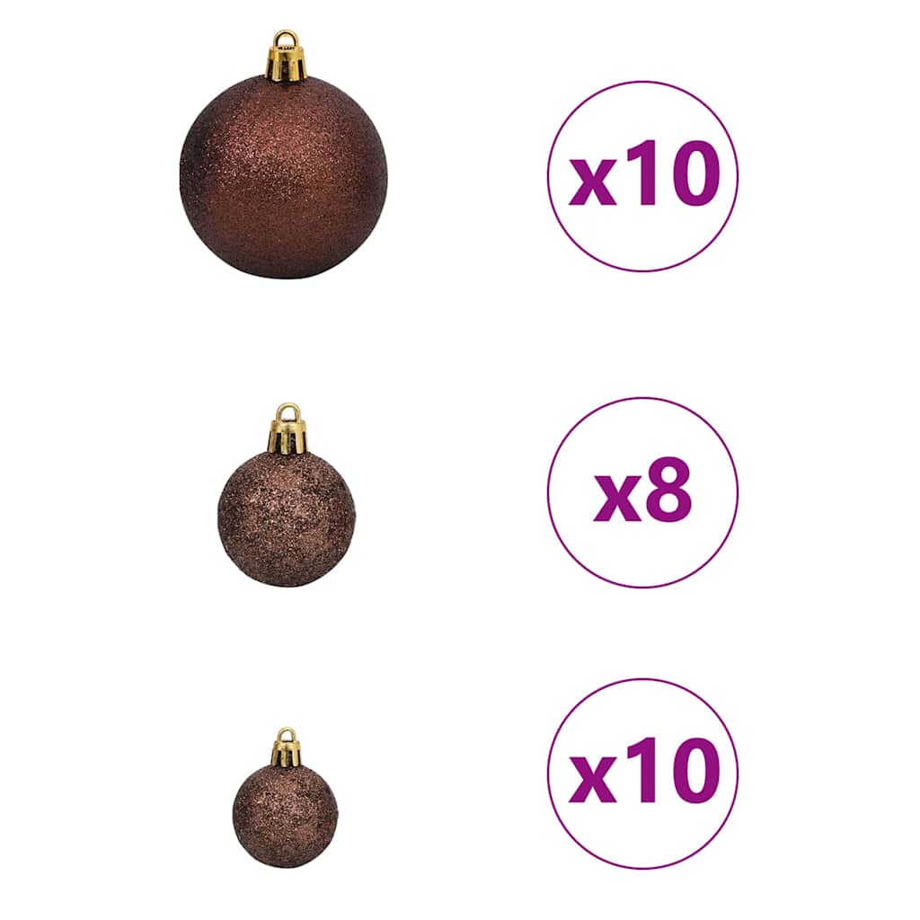 vidaXL Artificial Christmas Tree White 210 cm - 48746