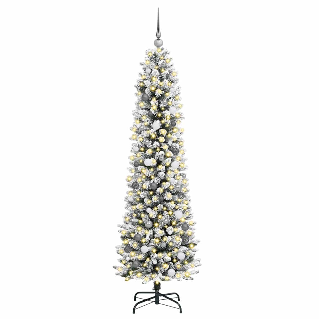 vidaXL Artificial Christmas Tree White 210 cm - 48755