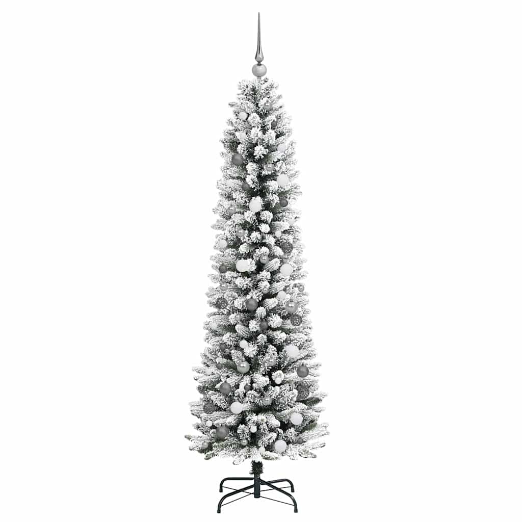 vidaXL Artificial Christmas Tree White 210 cm - 48755