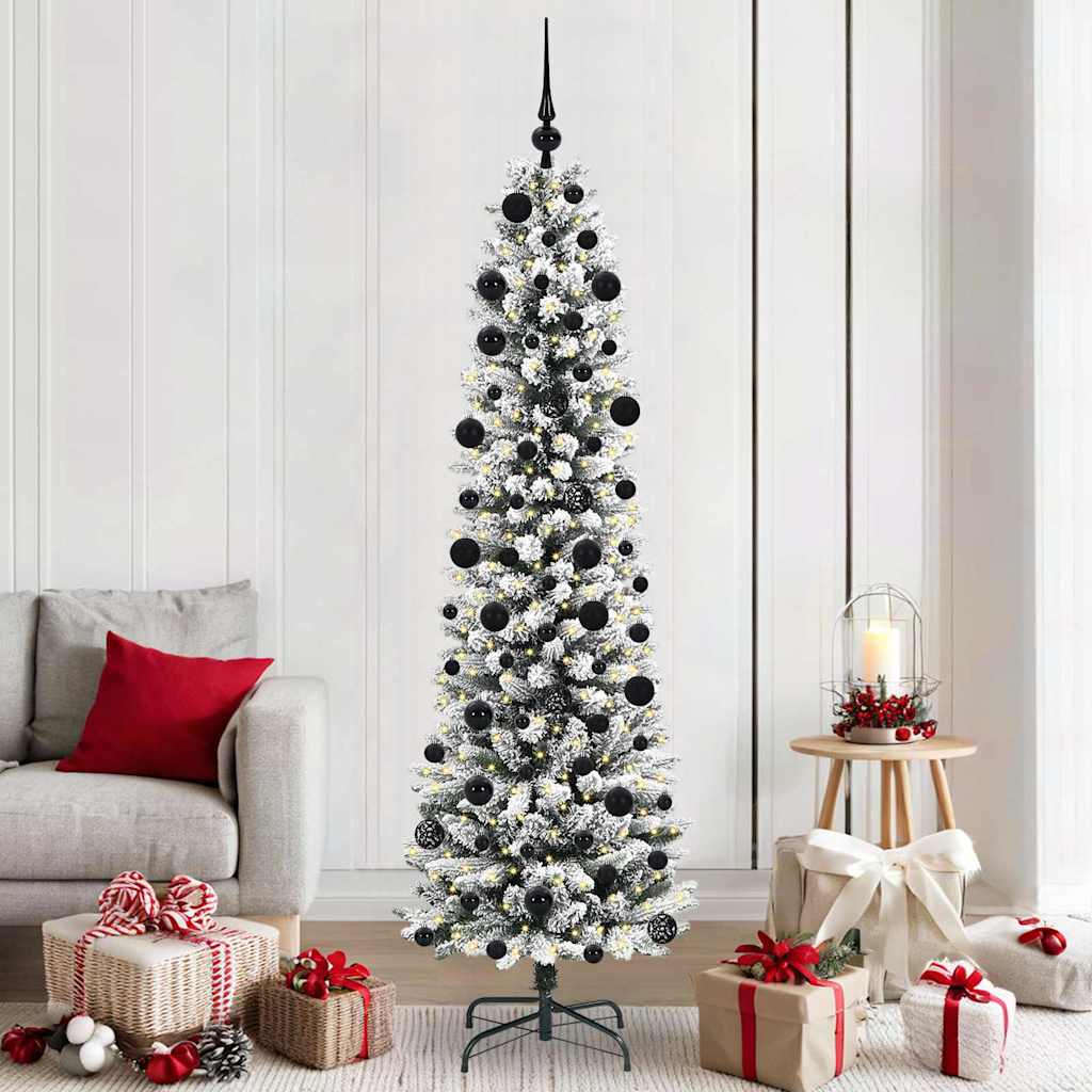 vidaXL Artificial Christmas Tree White 210 cm - 48756