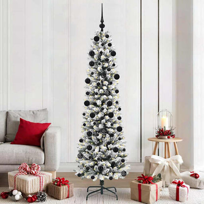 vidaXL Artificial Christmas Tree White 210 cm - 48756