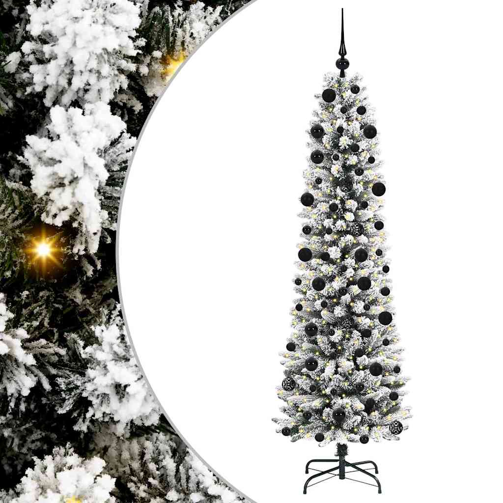 vidaXL Artificial Christmas Tree White 210 cm - 48756