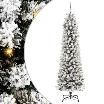 vidaXL Artificial Christmas Tree White 210 cm - 48760