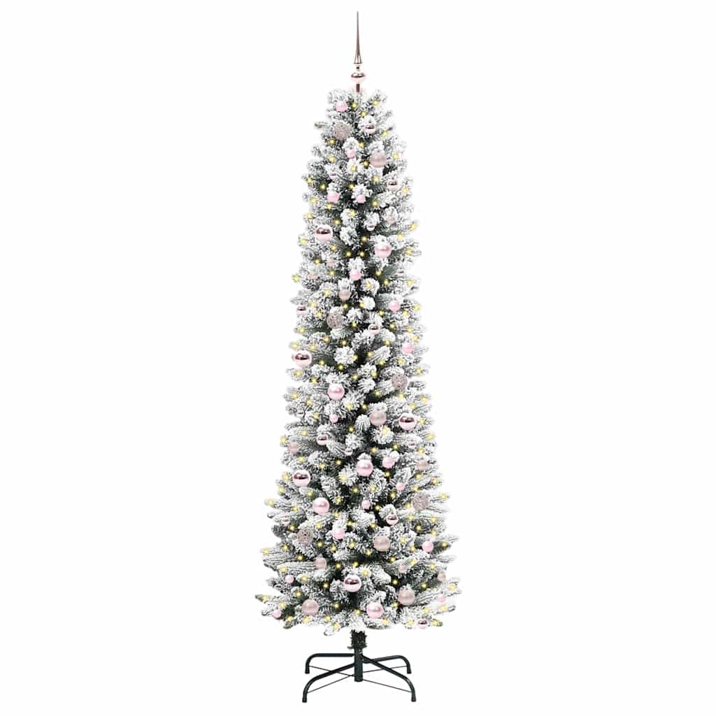 vidaXL Artificial Christmas Tree White 210 cm - 48760