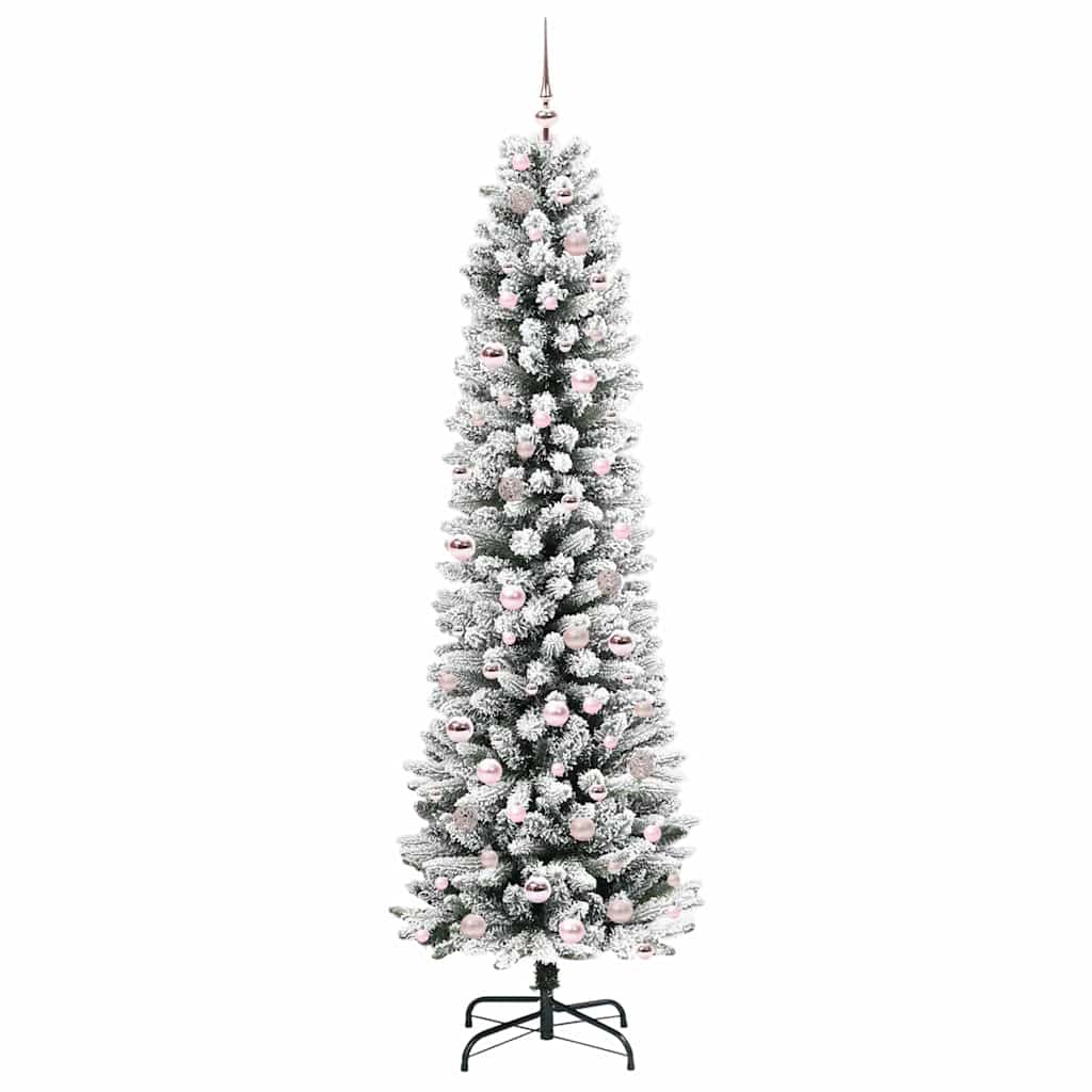 vidaXL Artificial Christmas Tree White 210 cm - 48760