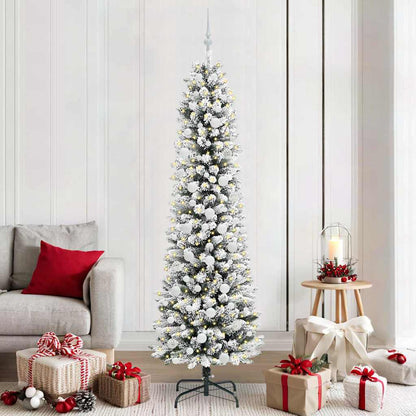 vidaXL Artificial Christmas Tree White 210 cm - 48761