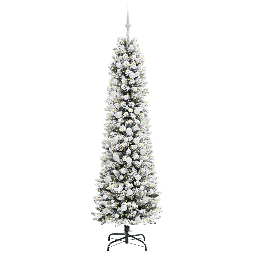 vidaXL Artificial Christmas Tree White 210 cm - 48761