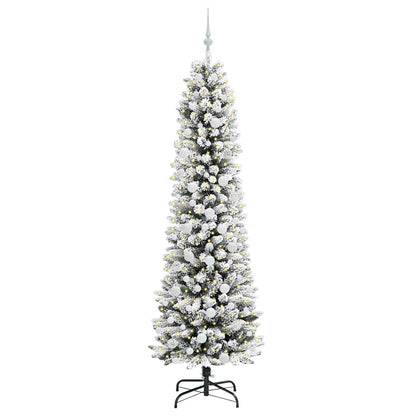 vidaXL Artificial Christmas Tree White 210 cm - 48761