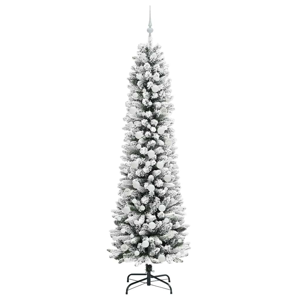 vidaXL Artificial Christmas Tree White 210 cm - 48761