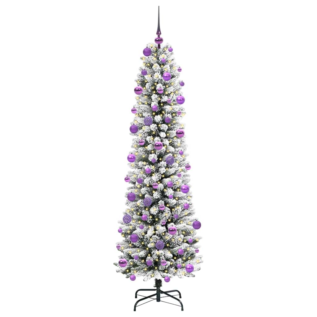 vidaXL Artificial Christmas Tree White 210 cm - 48762