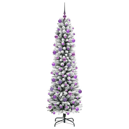 vidaXL Artificial Christmas Tree White 210 cm - 48762