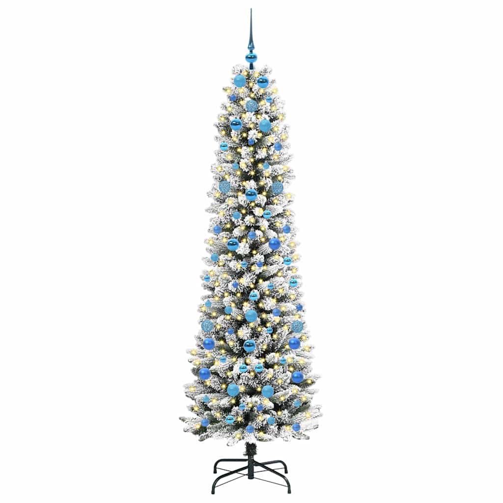 vidaXL Artificial Christmas Tree White 210 cm - 48767