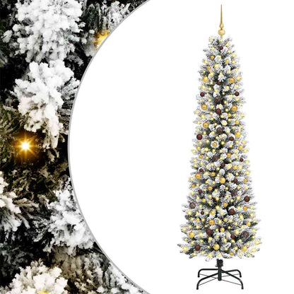 vidaXL Artificial Christmas Tree White 240 cm - 48768