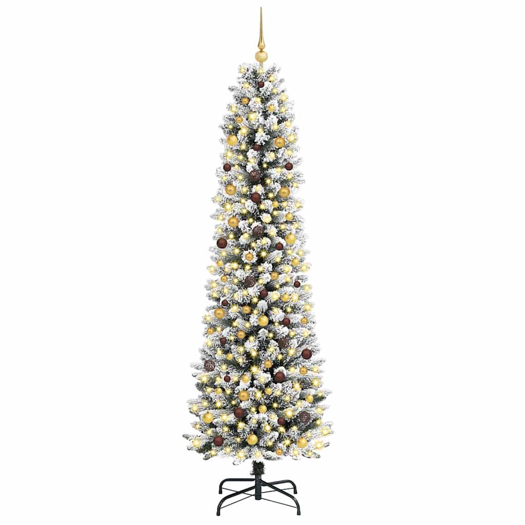 vidaXL Artificial Christmas Tree White 240 cm - 48768