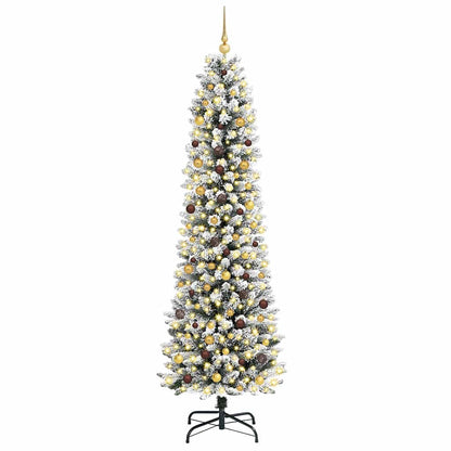 vidaXL Artificial Christmas Tree White 240 cm - 48768