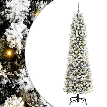 vidaXL Artificial Christmas Tree White 240 cm - 48769
