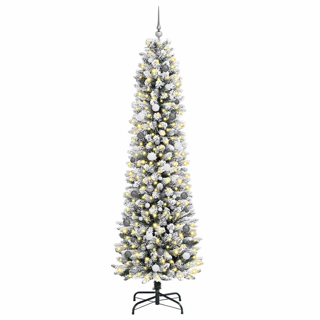 vidaXL Artificial Christmas Tree White 240 cm - 48769