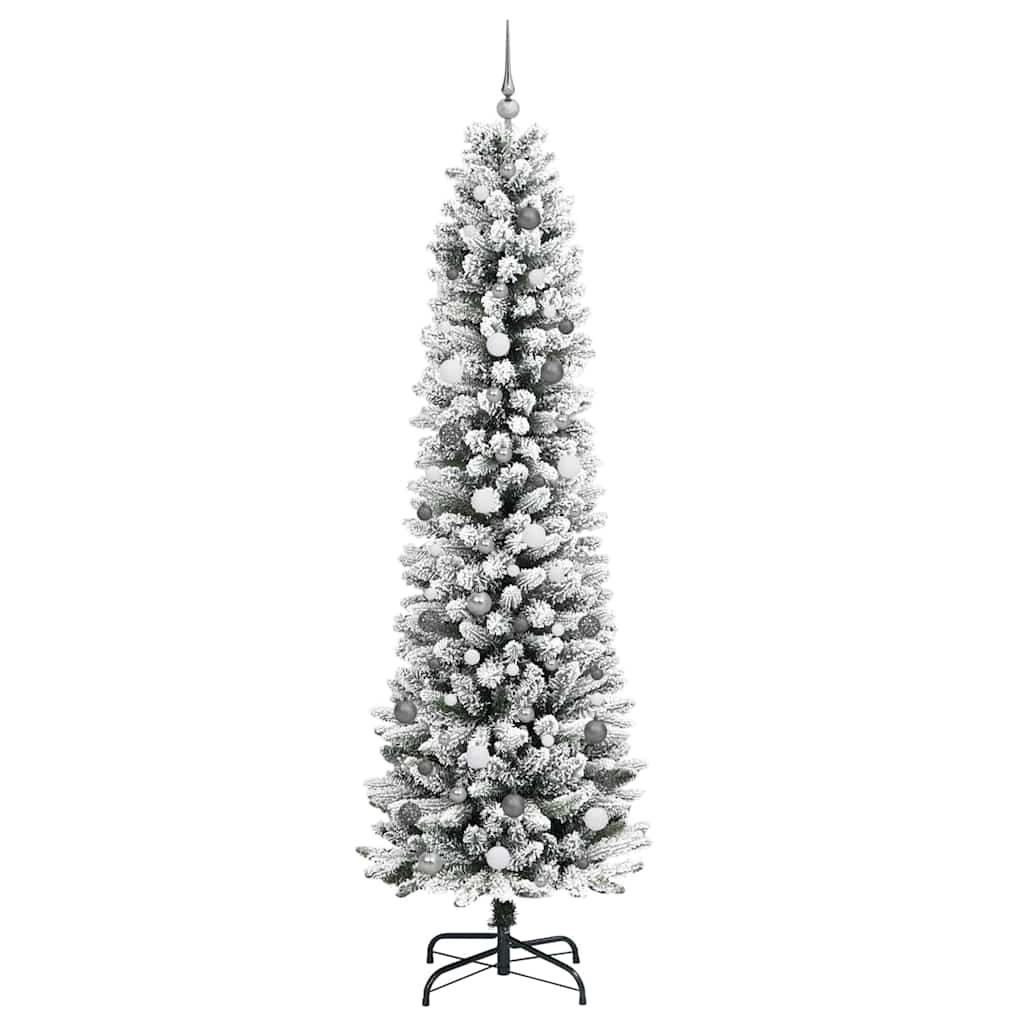 vidaXL Artificial Christmas Tree White 240 cm - 48769