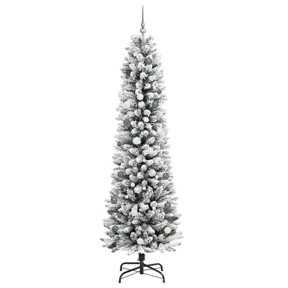 vidaXL Artificial Christmas Tree White 240 cm - 48769