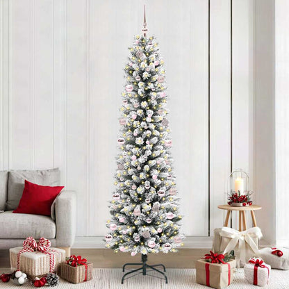 vidaXL Artificial Christmas Tree White 240 cm - 48783