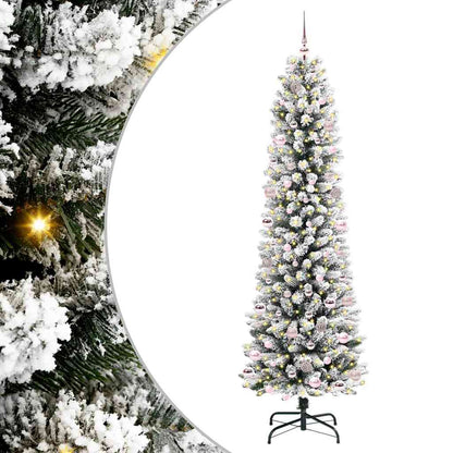 vidaXL Artificial Christmas Tree White 240 cm - 48783