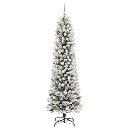 vidaXL Artificial Christmas Tree White 240 cm - 48783