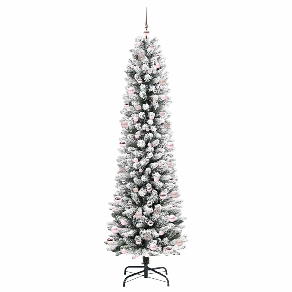 vidaXL Artificial Christmas Tree White 240 cm - 48783