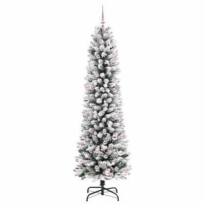 vidaXL Artificial Christmas Tree White 240 cm - 48783