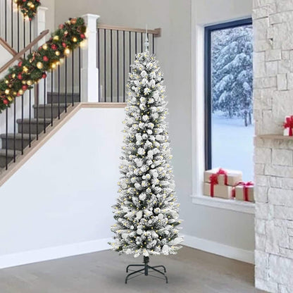 vidaXL Artificial Christmas Tree White 240 cm - 48784