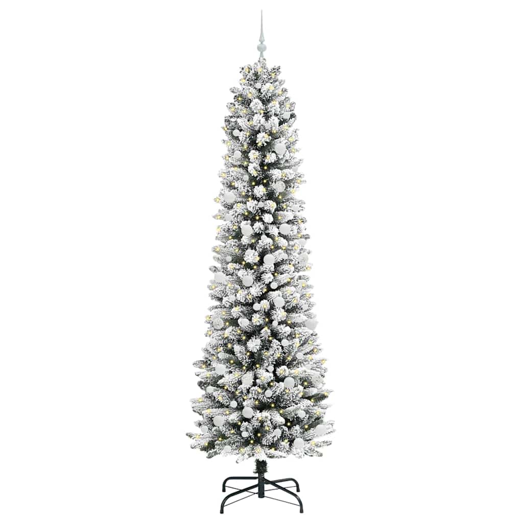vidaXL Artificial Christmas Tree White 240 cm - 48784