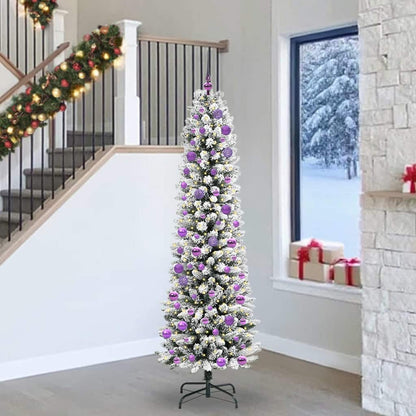 vidaXL Artificial Christmas Tree White 240 cm - 48795