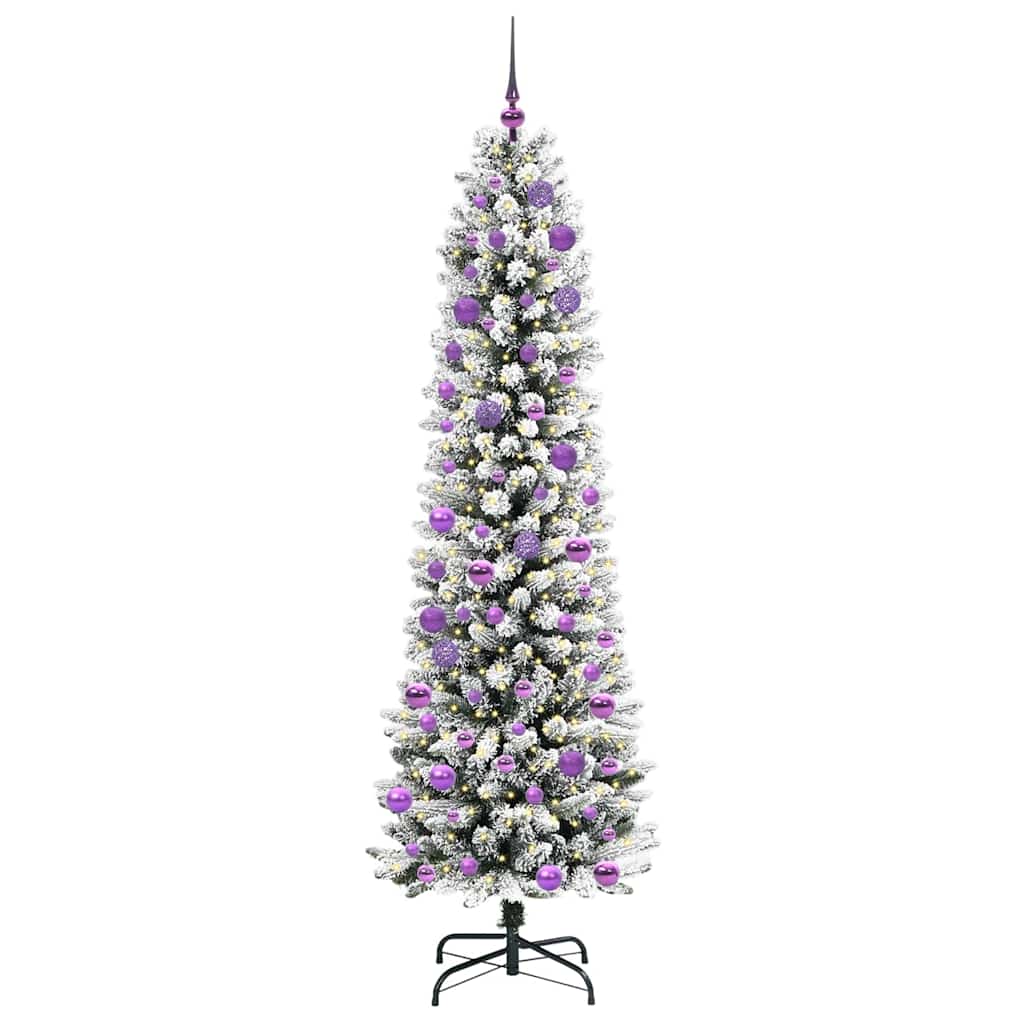 vidaXL Artificial Christmas Tree White 240 cm - 48795