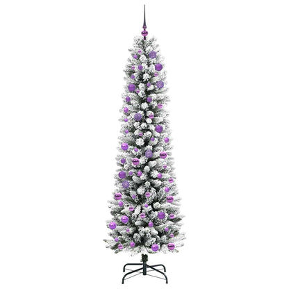 vidaXL Artificial Christmas Tree White 240 cm - 48795