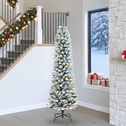 vidaXL Artificial Christmas Tree White 240 cm - 48797
