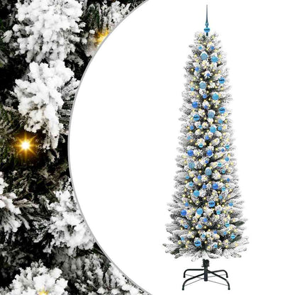 vidaXL Artificial Christmas Tree White 240 cm - 48797