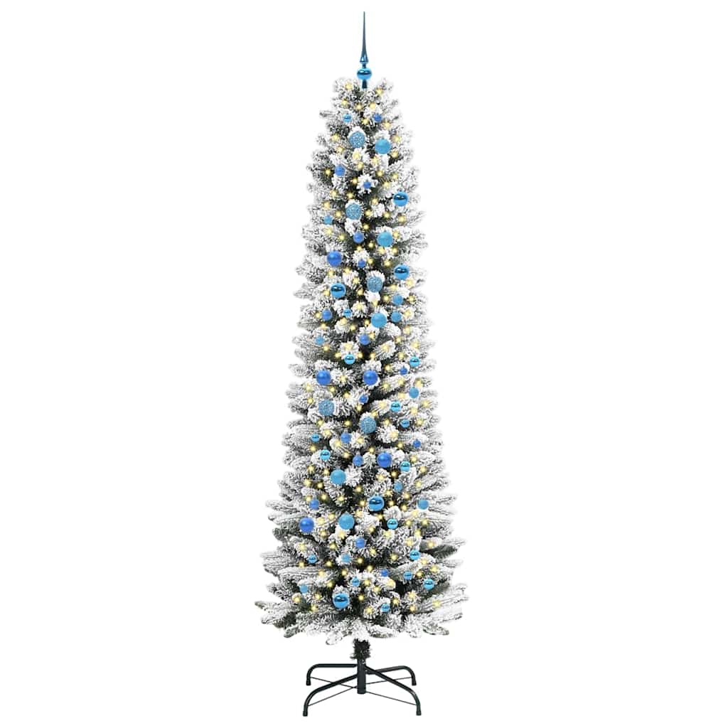 vidaXL Artificial Christmas Tree White 240 cm - 48797